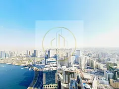 Luxury 3-Bedroom Apartment with Living Room in Al Majaz 3, Direct Sea View over Al Qasba Canal, Ultr