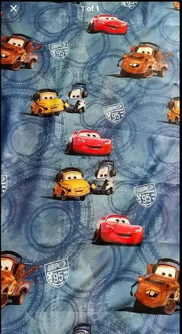 Disney Cars Lightning McQueen curtain