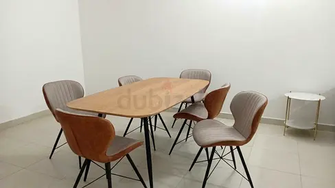 Pan emirates dining table with 6 chairs