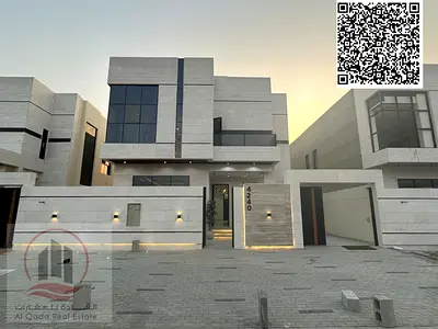 فيلا للبيع بعجمان منطقة الحليو 2 شاملة رسوم التسجيل الفيلا بها مسبح ( 5 غرف ماستر + مجلس كبير +صالة كبيرة + مطبخ مجهز )