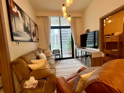 Furnished 2BR Apartment | Pool View | Azizi Riviera 46 Meydan City