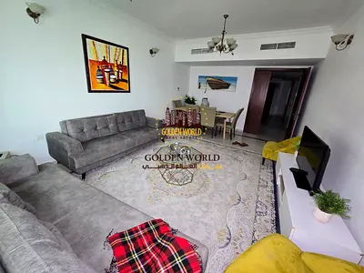 Fully Furnished 2BR in Al Mamzar. Clean, Free Parking, Gym & Pool. No Deposit. 4 or 6 Cheques. Annu
