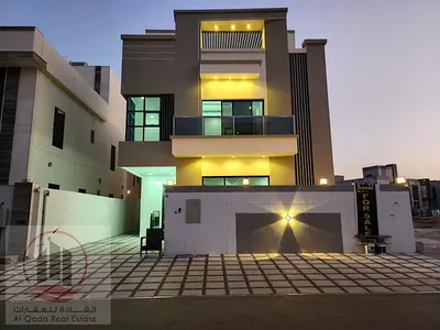 Villa  for sale at Ajman  -Al Yasmeen area  the Villa 3200 sqft  G + 2 ( 5  Master room +big court + big  Majlis +big Hall +maid room)