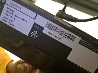 LG 34UC79G curved gaming monitor (Model 34UC79G) - Good Working Condition