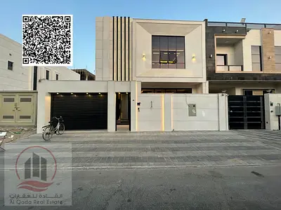 فيلا للبيع بعجمان منطقة الزاهية الفيلا شاملة رسوم التسجيل( 4 غرف ماستر +مجلس كبير مع المغاسل +صالة كبيرة غرفة خادمة )
