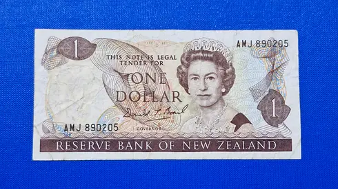 1992 New Zealand 1 Dollar Banknote