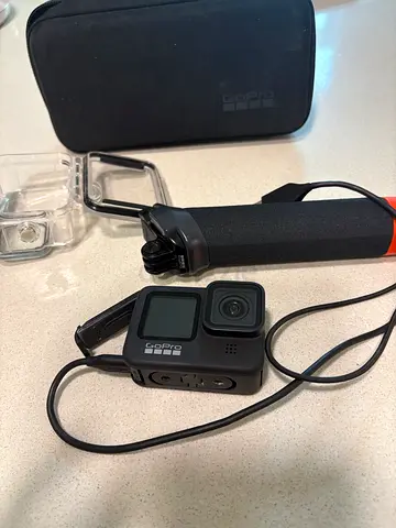 Hero 9 black camara go pro with gadgets