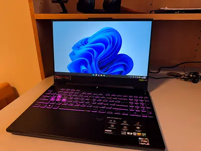 ASUS TUF Gaming A15 laptop (FA507NU) RTX 4050 , Ryzen 5, 16GB RAM