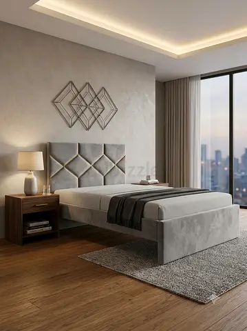 Double Bed With Mattress Size 120*190Cm