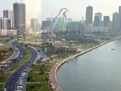 4BR Apartment for Rent in Al Majaz 1, Sharjah Corniche, Direct Sea View, Spacious Layout, Maid’s R