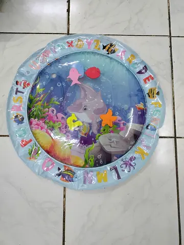 Big Inflatable Baby Water Play Mat with Floating Sea Animals