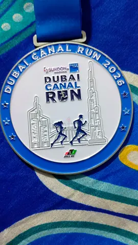 Dubai canal run medal