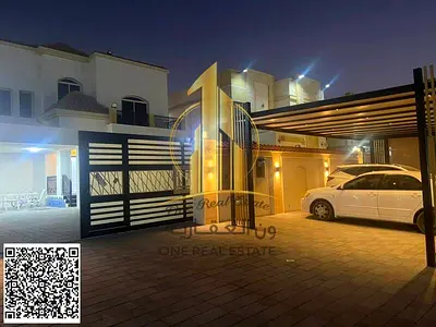 Villa for Rent Al Rawda 3 Ajman 2nd Occupant 5 Master BR Large Yard Covered Parking Big Setback 119