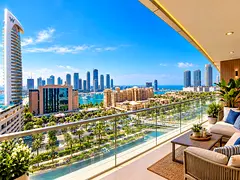 Serious Client Only Price Negotiable | Amazing Sea View | Huge Furnished Unit