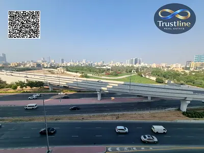 Two-bedroom apartment with a living room for annual rent; features an unobstructed view of the pala