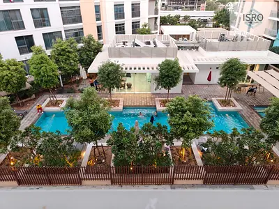 Fully furnished studio||pool view ||gym and parking