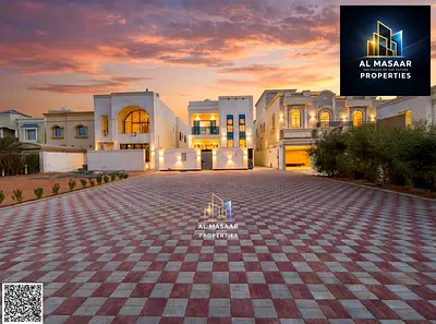 Villa in Al Muwaihat, located on a main street and equipped with an internal elevator. Includes ele