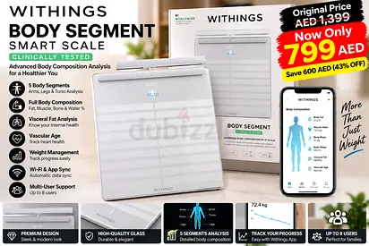 Withings Body Segment Smart Wi-Fi Scale