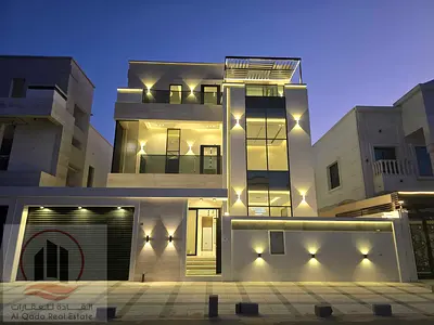 Villa  for sale at Ajman  -Al zaya  area  the Villa  3200 sqft   -G +2 ( 5  Master room +big  Majlis +3  Hall)