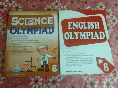 Science and English Olympiad books for class 8 cbse