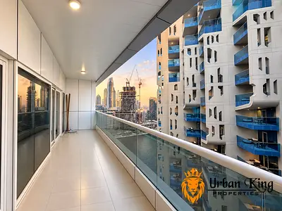 شقة بغرفة نوم واحدة | برج آرت الخامس عشر | إطلالات على القناة والأفق | غير مفروشة