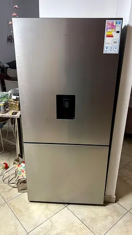 Hisense 605 Liter Refrigerator Double Door Fridge Silver Model Rb605N4Bs1 -1 Years Full & 5 Years Co
