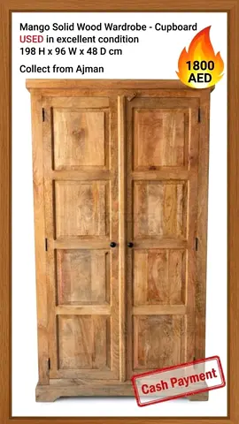 Mango solid wood wardrobe