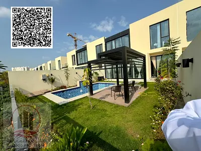فيلا لللبيع منطقة الزوراء عجمان مقابل ملعب الجولف الفيلا بها حديقة ومسبح شاملة الكهرباء والماء (4 غرف ماستر  غرفة خادمة غرفة غسيل مخزن مطبخ ايطالى