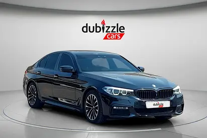 AED 1168/month | 2018 BMW 5-Series 520i M Sport | GCC Specs | Ref#543796