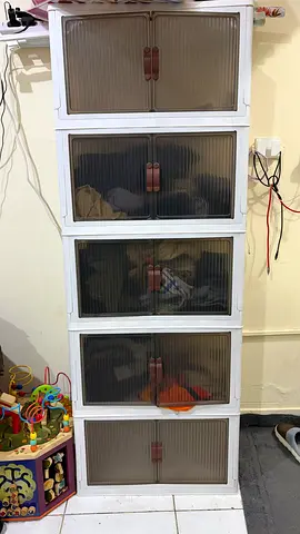5-Tier Plastic Storage Shelf for Sale
