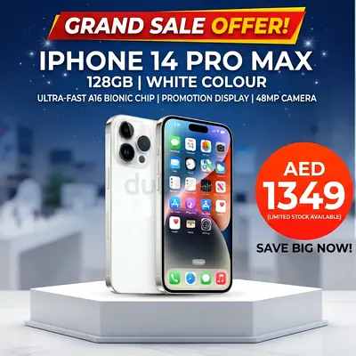 iPhone 14 Pro Max 128GB White - Good Condition