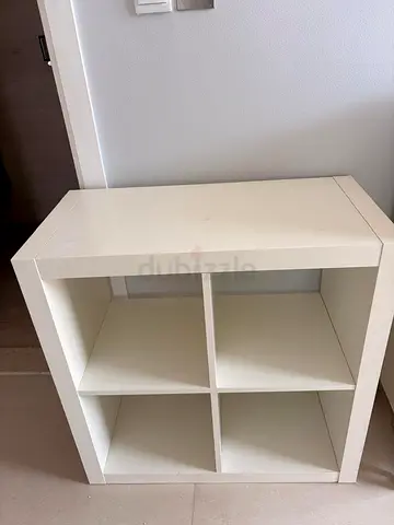 IKEA KALLAX 2x2 Shelf Unit – High-Gloss White