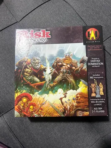 Risk GodStorm tabletop board game