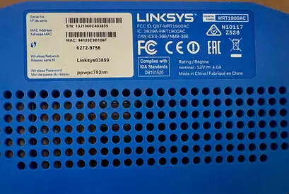 Linksys WRT1900AC Dual-Band Wireless Router - Good Working Condition