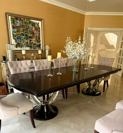 Elegant Dining Set for Sale (Dining table 3m from and console) from Bloomingdale’s