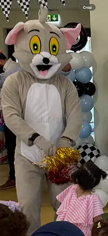Tom Cat Full-Body Mascot Costume (Adult Size)