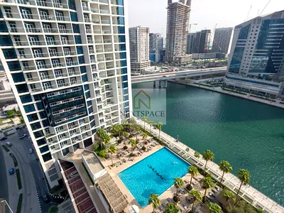 Fully Furnished Studio | Mid Floor | Canal & Pool View