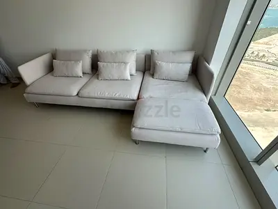 As Perfect Condition __IKEA Sodhremn L Shape Sofa Beige