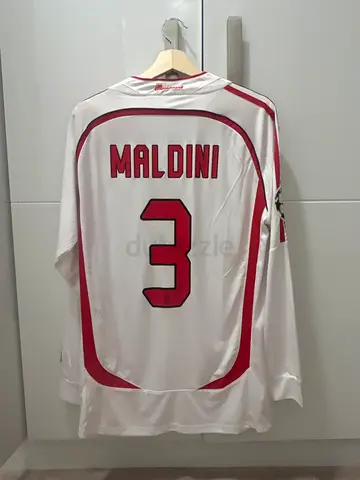 🔥(last available) #3 Maldini - AC Milan 2007 champions league long sleeve Jersey