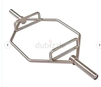 Olympic Hex Bar, Heavy-Duty Solid Pure Steel Weight Lifting Trap Bar - Brand New