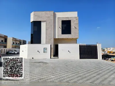 فيلا للبيع بعجمان منطقة الزاهية الفيلا ارضى واول وروف الفيلا زاوية  ( 6 غرفة ماستر  +مجلس كبير + 3 صالة كبيرة + حوش كبير + غرفة خادمة )