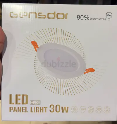 Gensdor 30W LED Panel Light (DL03) - New in Box