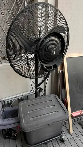 Used Large Standing outside fan