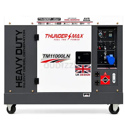 Thunder Max TM11000LN Heavy Duty Silent Diesel Generator - UK Design