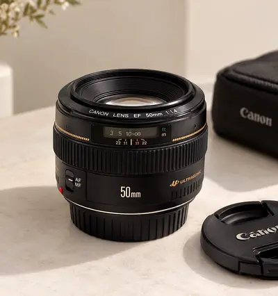 Canon EF 50mm f/1.4 USM Lens – Excellent Condition