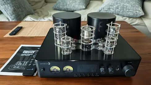 Dayton Audio HTA200 Hybrid Tube Integrated Amplifier – 200W – Bluetooth / USB DAC