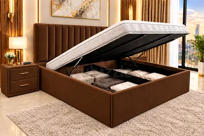 New Upholstered king size bed Hydraulic Storage Bed with Hydraulic bed Lift luxury king bed