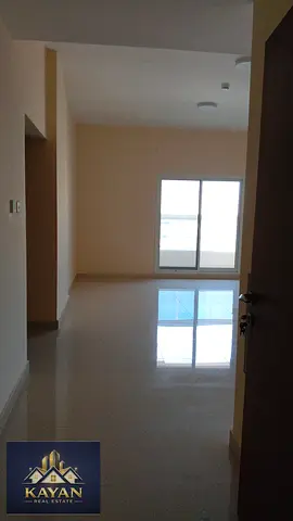 One-bedroom apartment with a living room in Al Madar, Umm Al Quwain, available for annual rent with