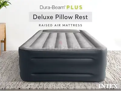 Intex Dura-Beam Plus Deluxe Pillow Rest Raised Air Mattress