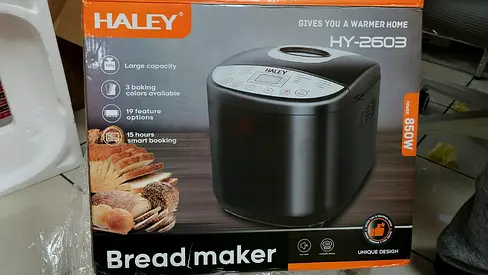 Haley HY-2603 Bread Maker - 850W, Multiple Modes